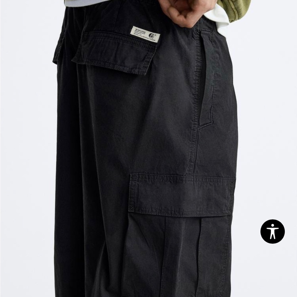Zara parachute pants